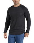 dickies sl600 men's temp-iq performance cooling long sleeve pocket t-shirt Front Thumbnail