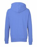 j america 8730ja unisex pigment dyed fleece hooded sweatshirt Back Thumbnail