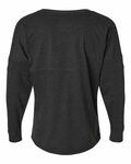 boxercraft bw3514 women's pom pom long sleeve jersey t-shirt Back Thumbnail