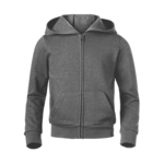 soffe 7336g girls core fleece full zip hoodie Front Thumbnail