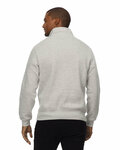 threadfast apparel 320q unisex ultimate fleece quarter-zip sweatshirt Back Thumbnail