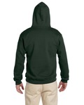 Jerzees 4997 Adult Super Sweats® NuBlend® Fleece Pullover Hooded Sweatshirt Back Thumbnail