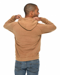 Lane Seven LST004 Unisex Vintage Raglan Hooded Sweatshirt Back Thumbnail