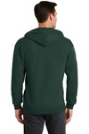 port & company pc78zh core fleece full-zip hooded sweatshirt Back Thumbnail