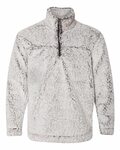 boxercraft q10 unisex sherpa fleece quarter-zip pullover Front Thumbnail