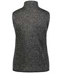 Holloway 223742 Ladies Alpine Sweater Fleece Vest Back Thumbnail