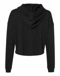 independent trading co. afx64crp women’s lightweight cropped hooded sweatshirt Back Thumbnail
