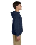 jerzees 996y youth nublend ® pullover hooded sweatshirt Side Thumbnail