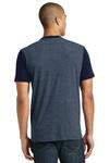 District DT6000SP Young Mens Very Important Tee ® with Contrast Sleeves and Pocket Back Thumbnail