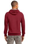 Hanes N270 Nano Pullover Hooded Sweatshirt Back Thumbnail