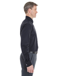 devon & jones dg534 men's crown woven collection™ striped shirt Side Thumbnail