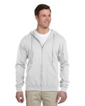 Jerzees 993 NuBlend® Full-Zip Hooded Sweatshirt Front Thumbnail