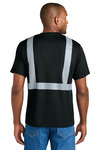 cornerstone cs206 enhanced visibility segmented tape tee Back Thumbnail