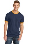 Port & Company PC54R Core Cotton Ringer Tee Front Thumbnail