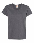 Hanes 5780 Ladies ComfortSoft ® V-Neck T-Shirt Front Thumbnail
