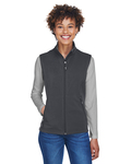 core365 ce701w ladies' cruise two-layer fleece bonded soft shell vest Back Thumbnail