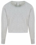 just hoods by awdis jha035 ladies' cropped pullover sweatshirt Front Thumbnail