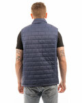 Burnside 32-8703 Men's Quilted Puffer Vest Back Thumbnail