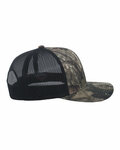 Pacific Headwear 108C Camo Snapback Trucker Cap Side Thumbnail