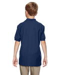 Gildan G728B Youth DryBlend ® 6-Ounce Double Pique Sport Shirt Back Thumbnail