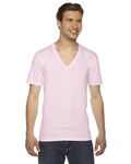 American Apparel 2456 Unisex USA Made Fine Jersey Short-Sleeve V-Neck T-Shirt Front Thumbnail