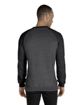 jerzees 91mr snow heather french terry raglan crew Back Thumbnail