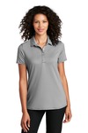 port authority lk646 ladies gingham polo Front Thumbnail