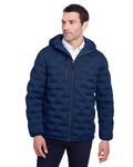 North End NE708 Men's Loft Puffer Jacket Front Thumbnail