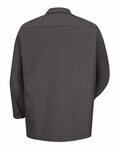 Red Kap SP14 Long Sleeve Industrial Work Shirt Back Thumbnail