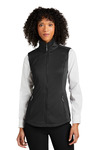 port authority l906 ladies collective smooth fleece vest Front Thumbnail