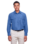 Harriton M580L Men's Key West Long-Sleeve Performance Staff Shirt Front Thumbnail