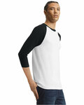 american apparel 2003cvc unisex cvc raglan t-shirt Side Thumbnail