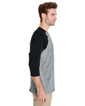 gildan g570 adult heavy cotton™ 3/4-raglan sleeve t-shirt Side Thumbnail