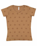 Code Five 3629 Ladies Five Star Tee Front Thumbnail