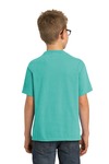 port & company pc099y youth beach wash ™ garment-dyed tee Back Thumbnail