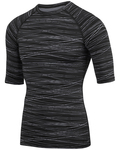 Augusta Sportswear 2606 Hyperform Compression Half Sleeve Tee Front Thumbnail