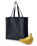BAGedge BE055 6 oz. Canvas Grocery Tote Front Thumbnail