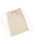 liberty bags 8875 cotton drawstring backpack Front Thumbnail