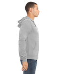 Bella + Canvas 3739 Unisex Sponge Fleece Full-Zip Hooded Sweatshirt Side Thumbnail