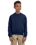 jerzees 562b youth nublend ® crewneck sweatshirt Front Thumbnail
