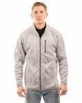burnside 32-3901 men's sweater knit jacket Front Thumbnail