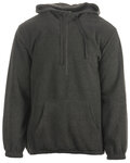 Burnside B3600 Mens' Polar Fleece Quarter-Zip Pullover Front Thumbnail