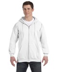 hanes f280 ultimate cotton ® - full-zip hooded sweatshirt Back Thumbnail