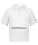 Russell Athletic R24TFM Legend Short Sleeve Tech Fleece Hoodie Front Thumbnail