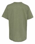 Hanes 5370 Youth EcoSmart ® 50/50 Cotton/Poly T-Shirt Back Thumbnail