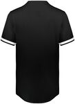 augusta sportswear 6909 cutter+ full button baseball jersey Back Thumbnail