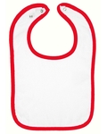 Rabbit Skins 1003 Infant Contrast Trim Terry Bib Front Thumbnail