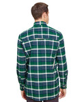 backpacker bp7091t men's tall stretch flannel shirt Back Thumbnail