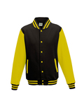 Just Hoods By AWDis JHA043 Men's 80/20 Heavyweight Letterman Jacket Front Thumbnail