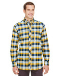 backpacker bp7091 men's stretch flannel shirt Front Thumbnail